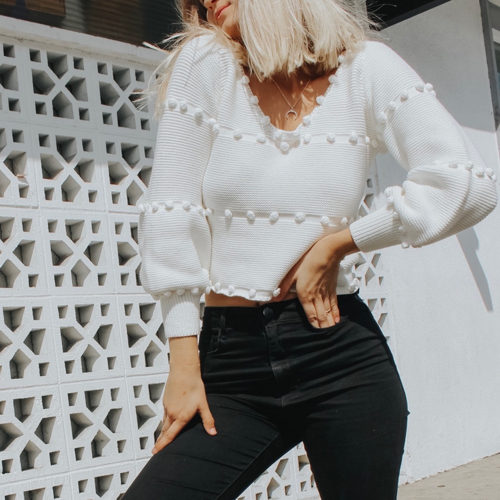 White sweater